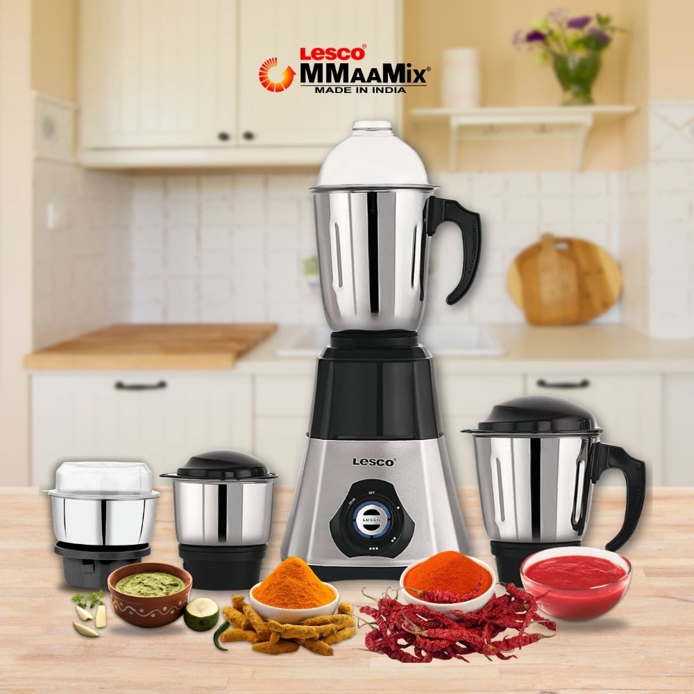Lesco Mmaamix Eco Sportz 550W Copper Motor Mixer Grinder with free 250ml Jar (1 unit)