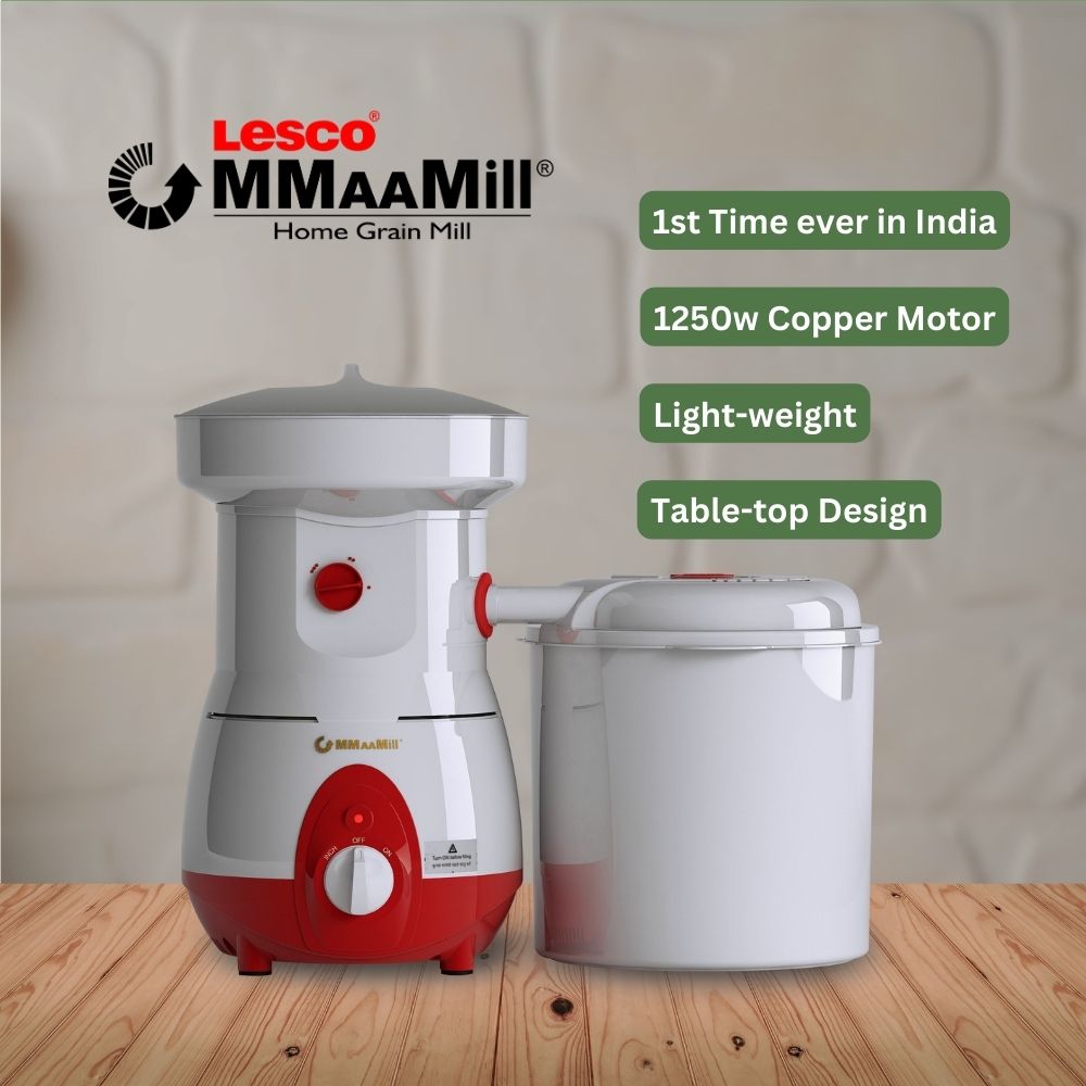 Mmaamill Multi Grain Home Mill 1250Watt (Indian 230V 5Amps)