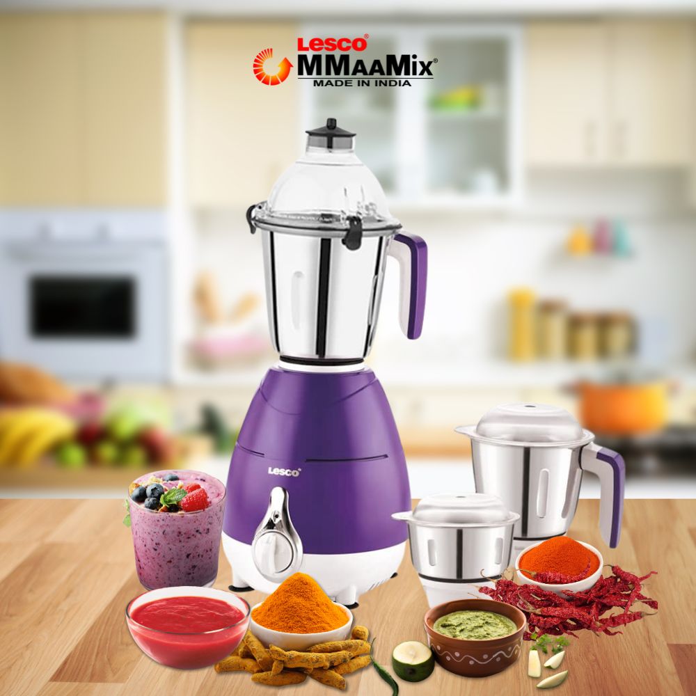 Blossom 750 Watts Mixer Grinder with 3 Jars