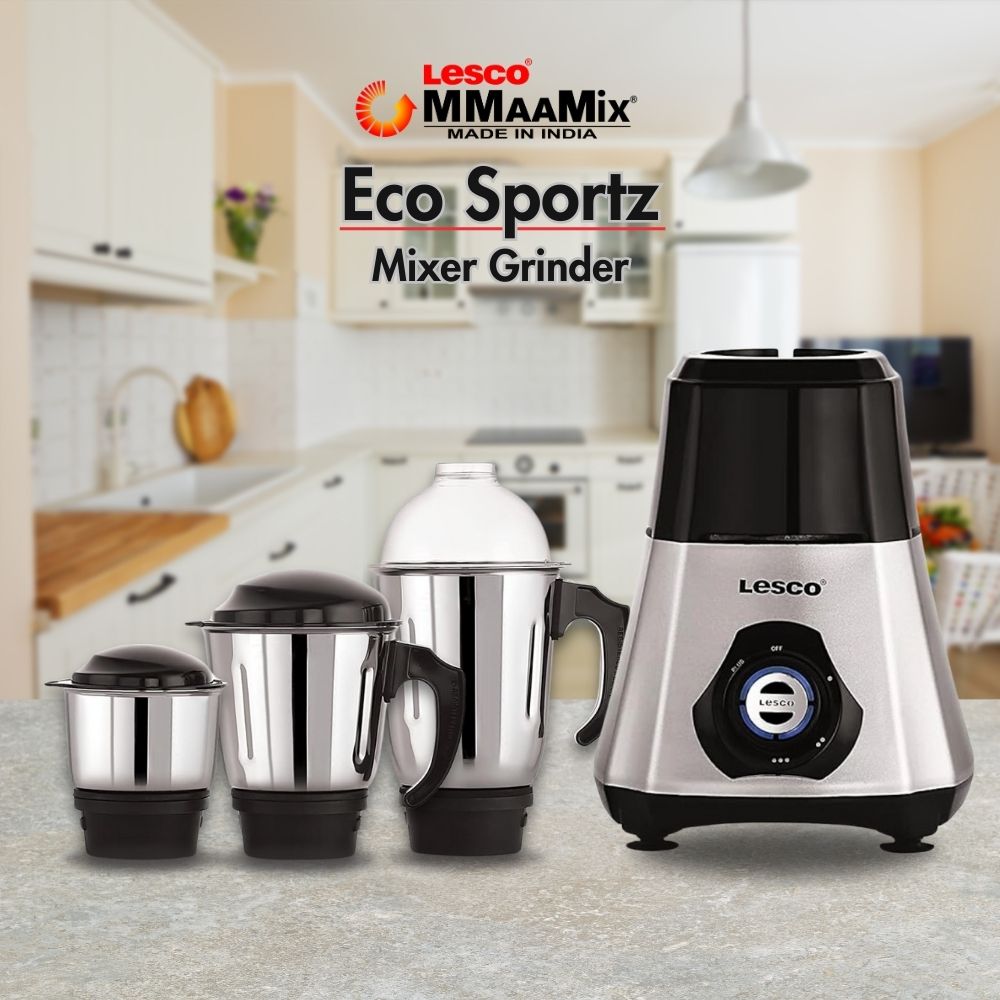 Lesco Mmaamix Eco Sportz 550W Copper Motor Mixer Grinder