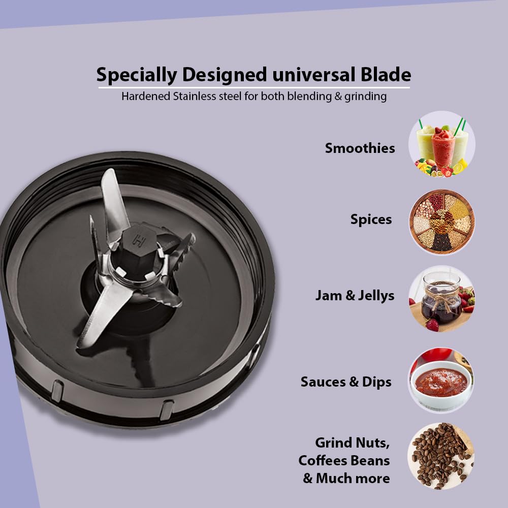 Lesco MMaaVita 500W Nutribooster Bullet Mixer Grinder (Lavender)