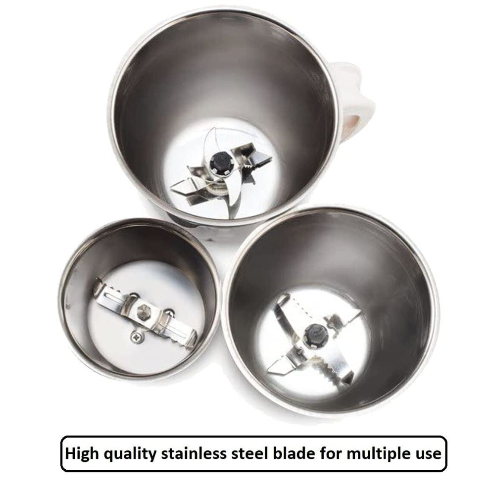 Stylo Mixer Grinder 550 Watts 3 Jars Grey