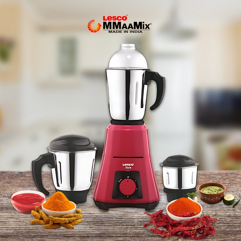 Stylo Mixer Grinder 550 Watts 3 Jars