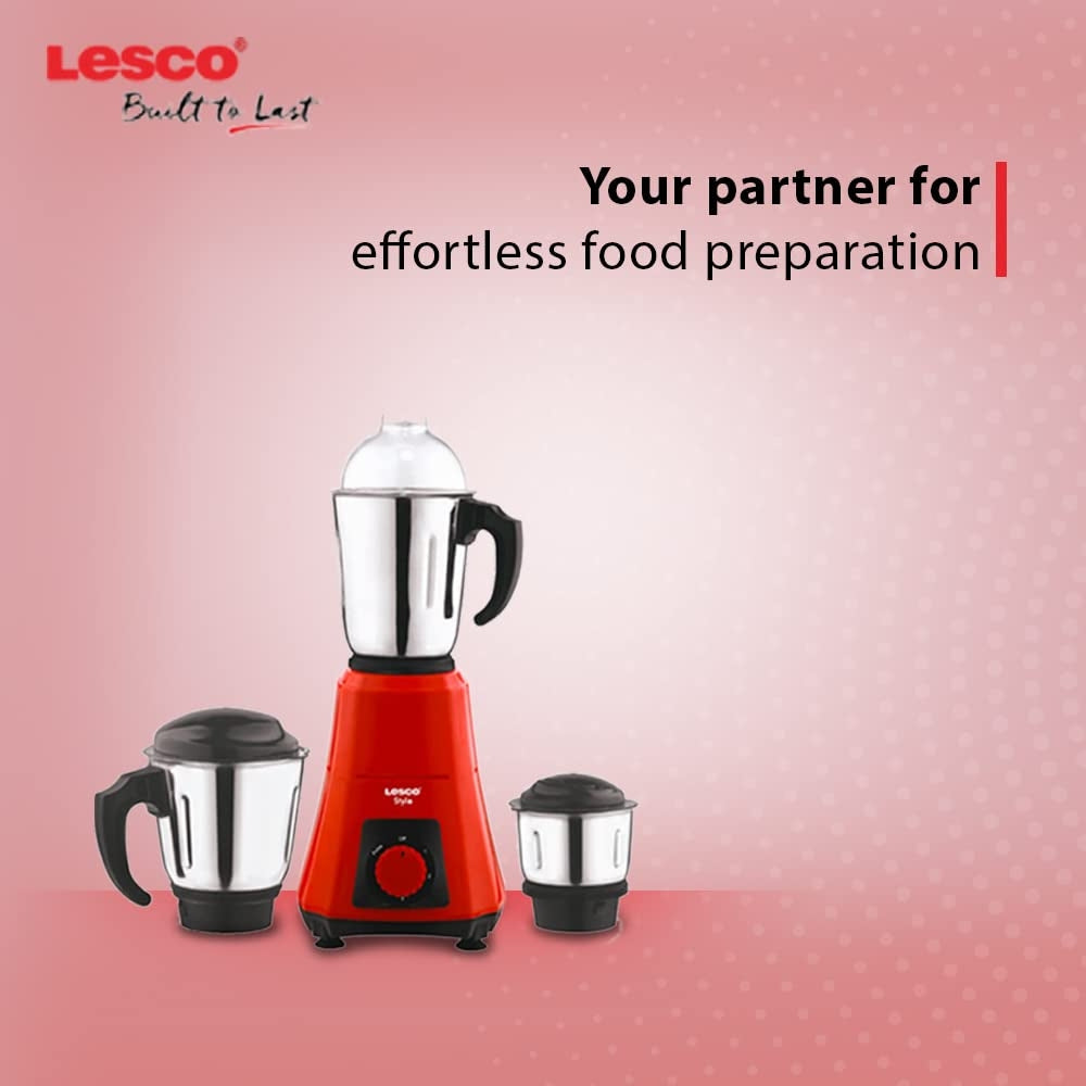 Stylo Mixer Grinder 550 Watts 3 Jars