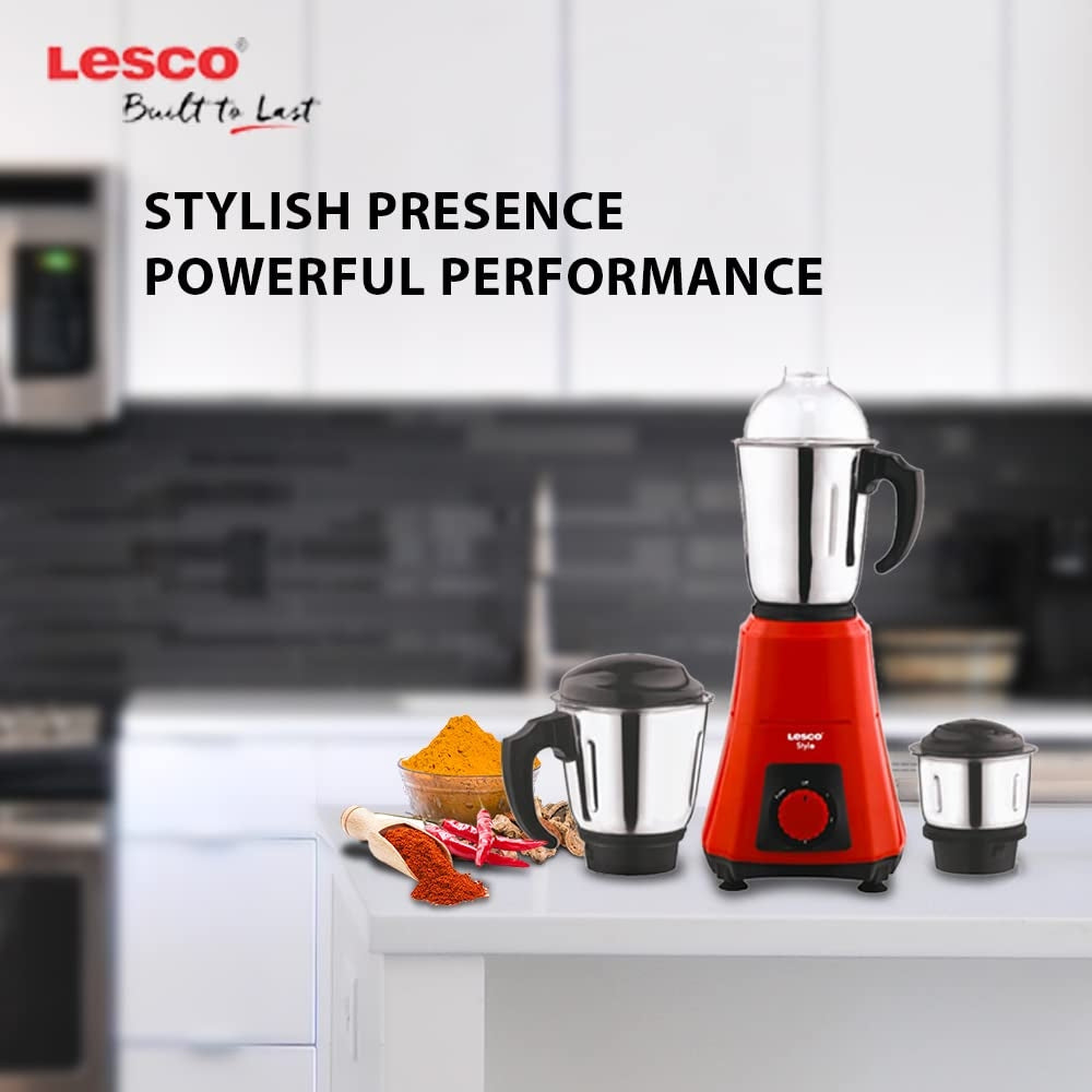 Stylo Mixer Grinder 550 Watts 3 Jars