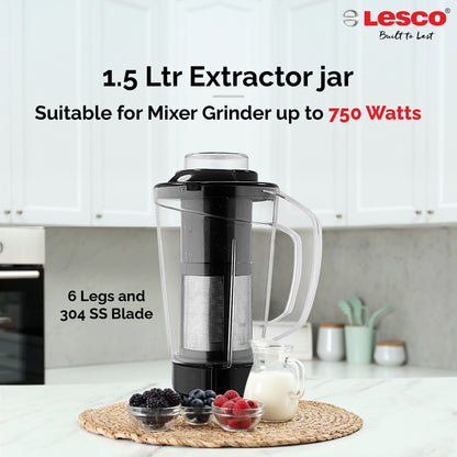Pc Extractor Jar with Filter 1.5ltr