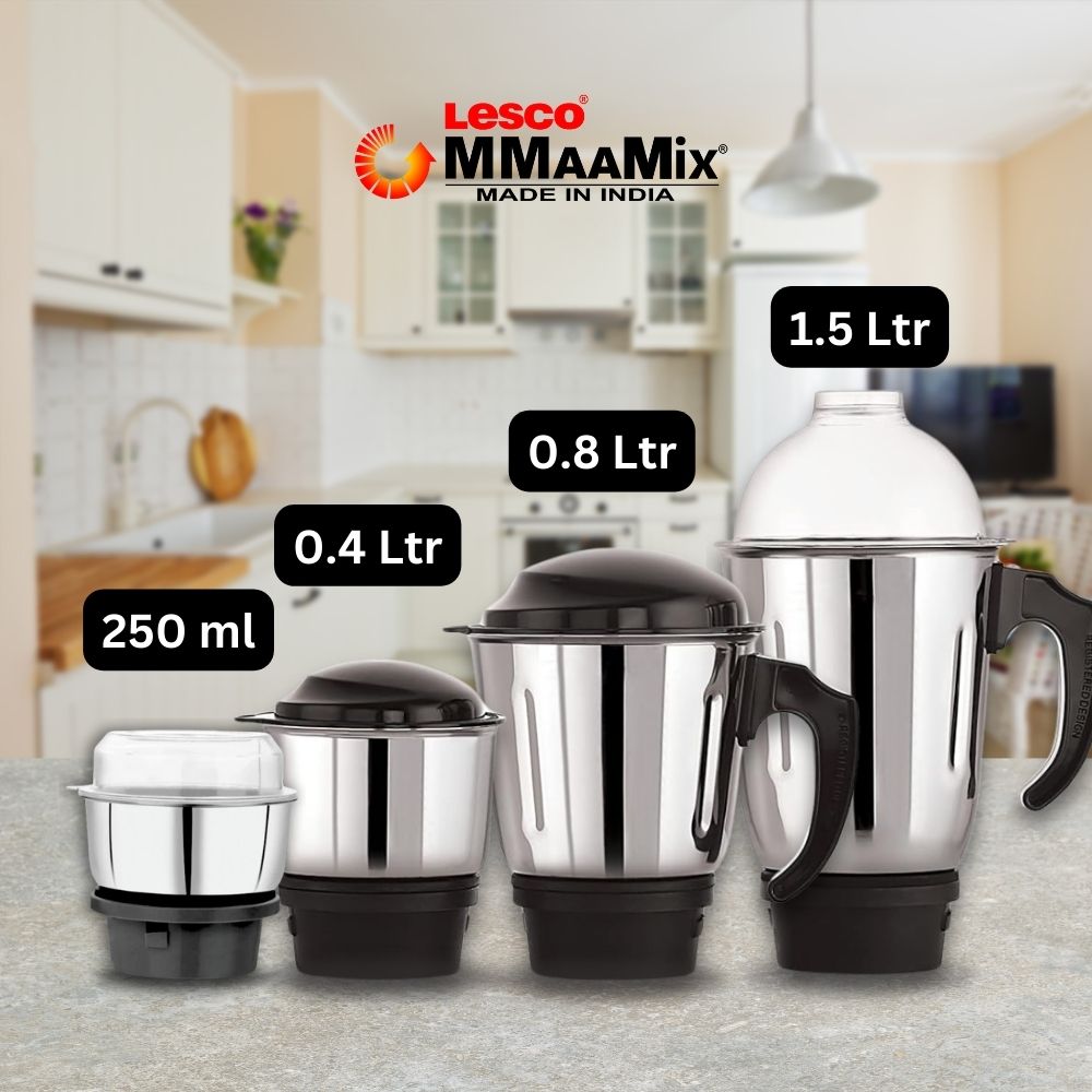 Lesco Mmaamix Eco Sportz 550W Copper Motor Mixer Grinder with free 250ml Jar (1 unit)