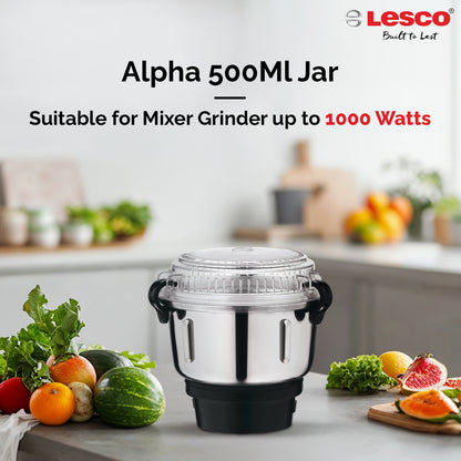 Aplha 500ml Clip Type Jar