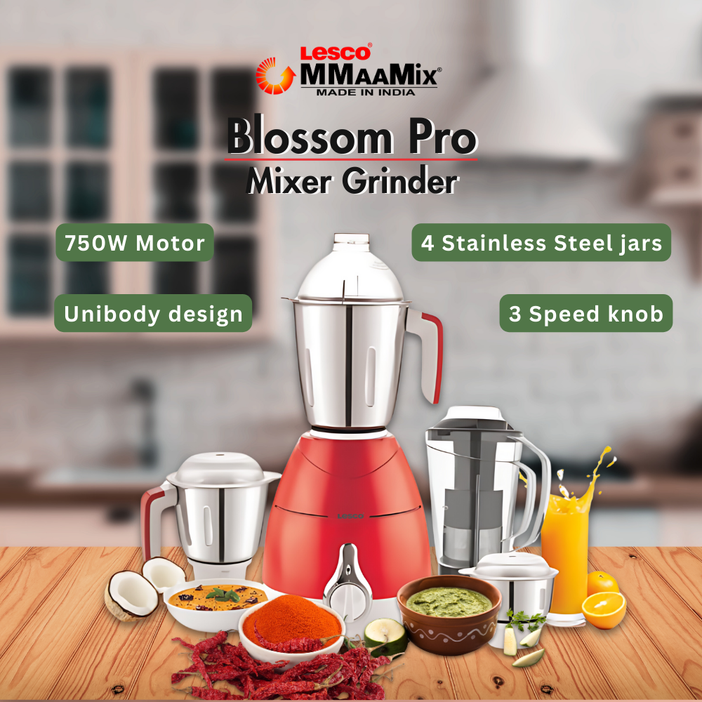 Blossom Pro 750w Mixer Grinder 4 Jar