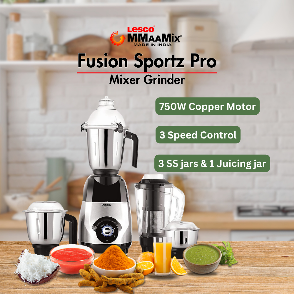 Fusion Sports Pro 750w Mixer Grinder 4 Jar