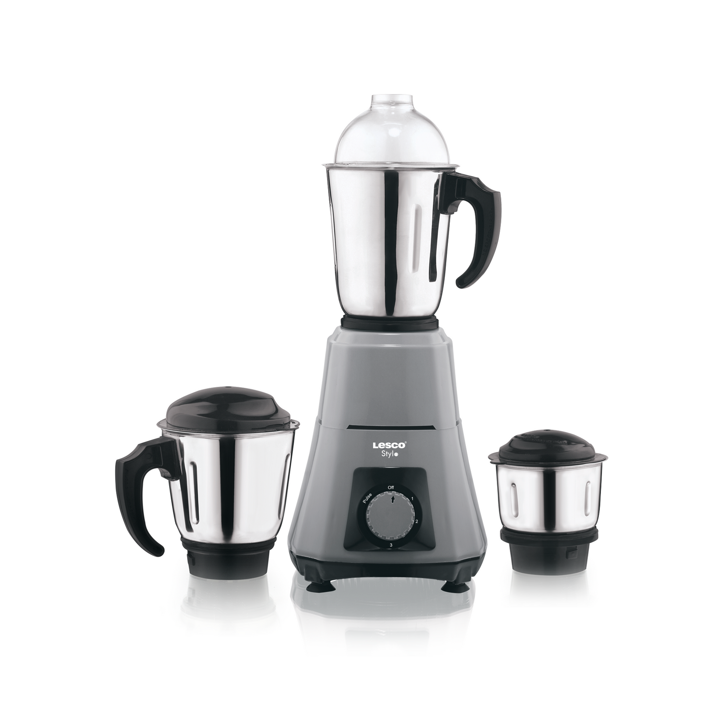 Stylo Mixer Grinder 550 Watts 3 Jars Grey