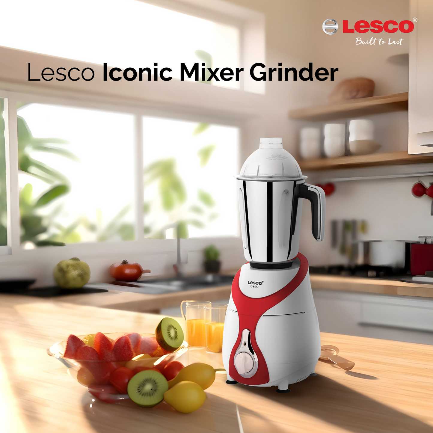 Iconic 1000w Mixer Grinder with 3 Jars