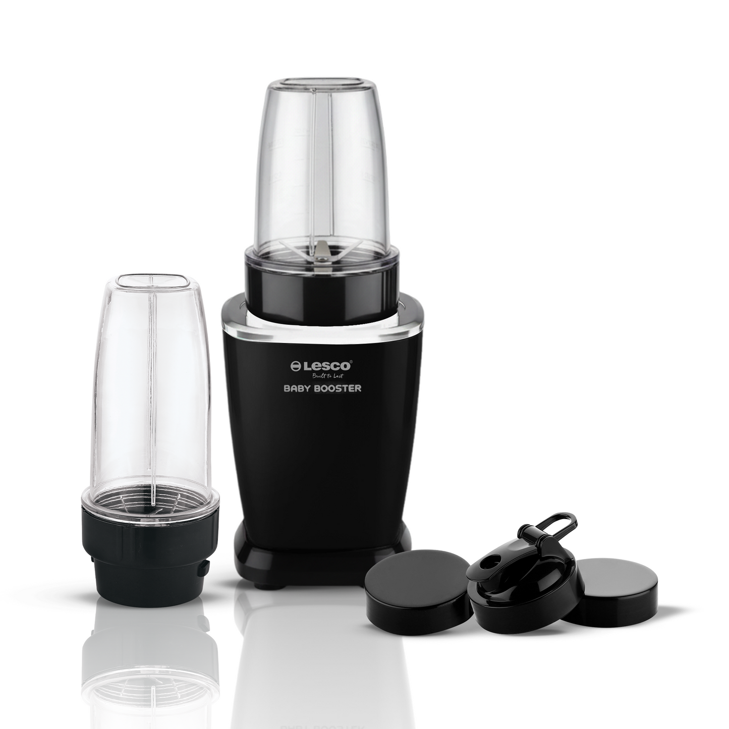 BABY BOOSTER 500 WATTS WITH 2 PC BULLET JARS COPPER MOTOR (Black)