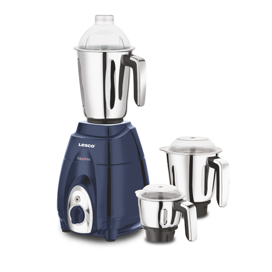 Sapphire 1000 Watts Mixer Grinder with 3 Jars Blue