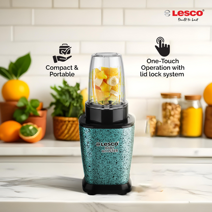 BABY BOOSTER 500 WATTS WITH 2 PC BULLET JARS COPPER MOTOR (Green)