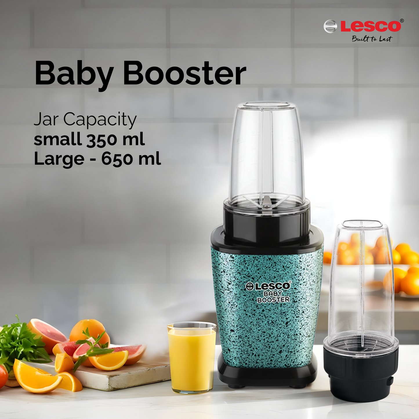 BABY BOOSTER 500 WATTS WITH 2 PC BULLET JARS COPPER MOTOR