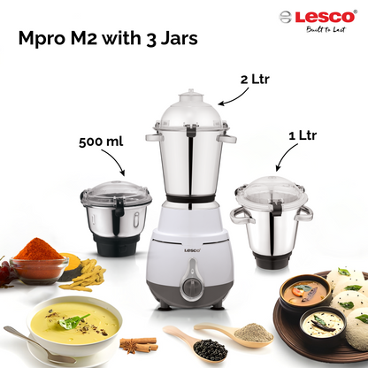 Lesco Mpro M2 with 3 Jars