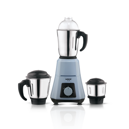 Stylo Mixer Grinder 550 Watts 3 Jars - Blue
