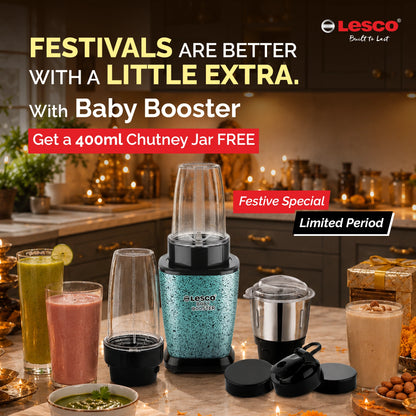 Baby Booster with 400ML Chutney Jar free