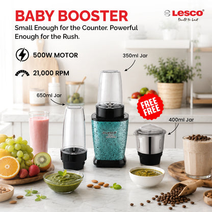 Baby Booster with 400ML Chutney Jar free