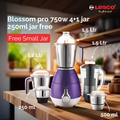 Blossom Pro 750w Mixer Grinder 4 Jar