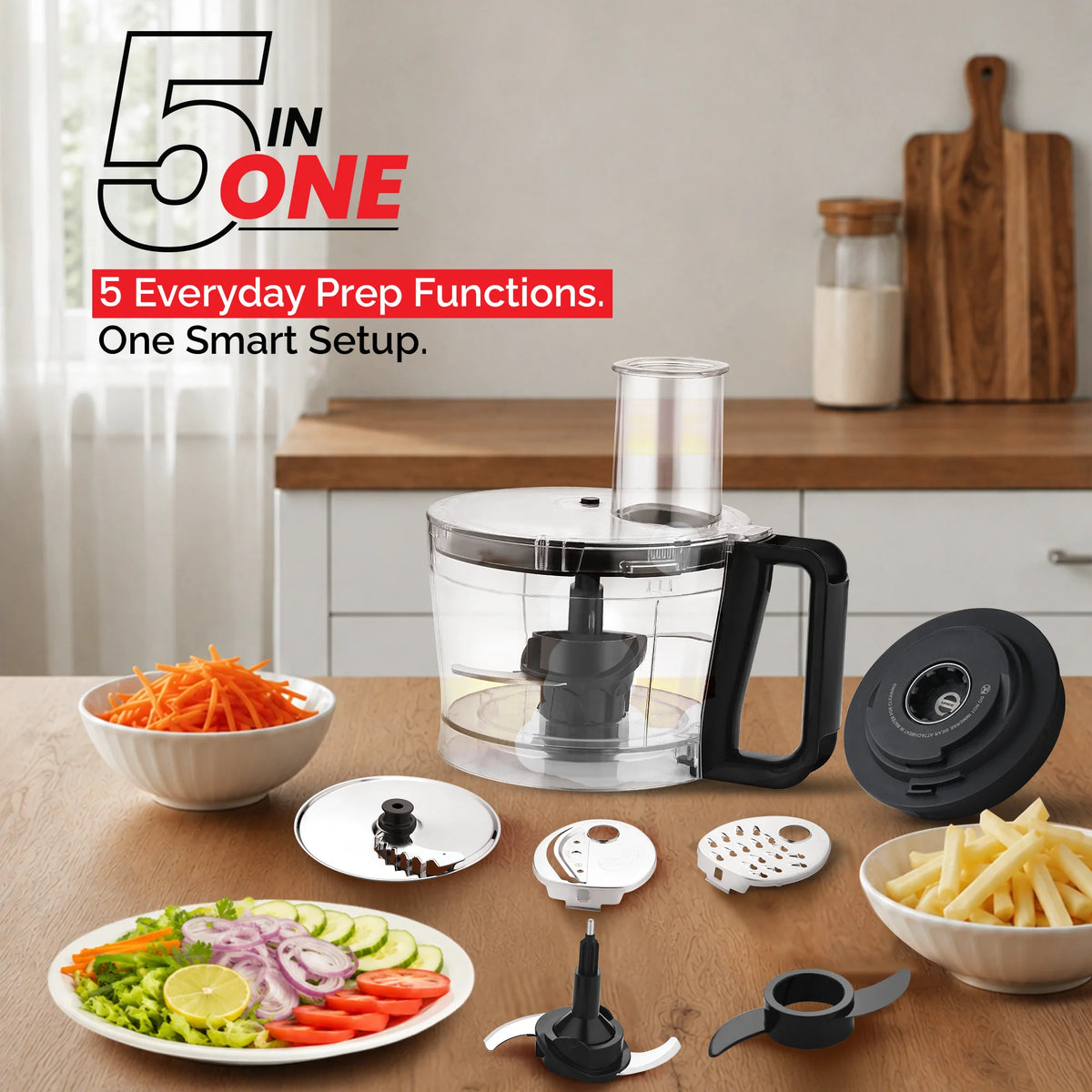 Lesco 5 In 1 Food Processor Attachment