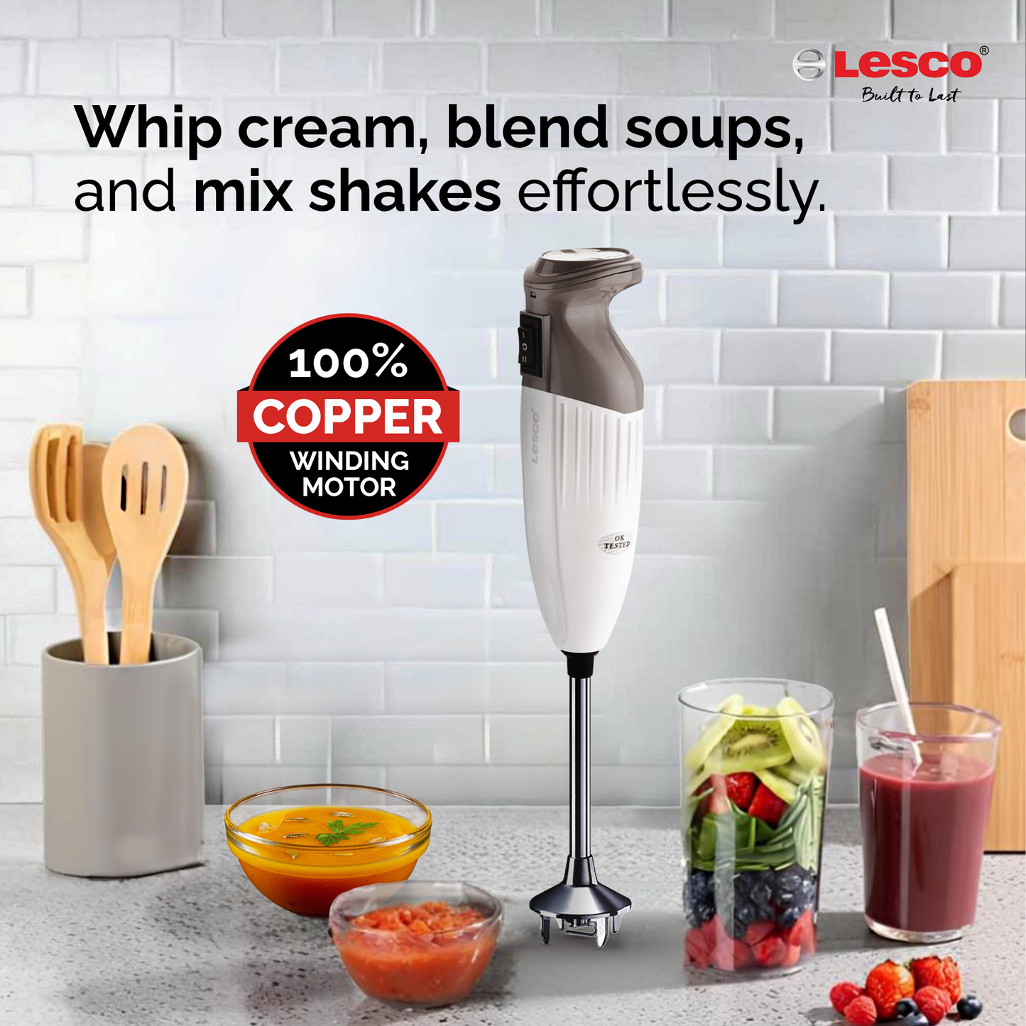Galaxy 200w Hand Blender (Cool Gray)