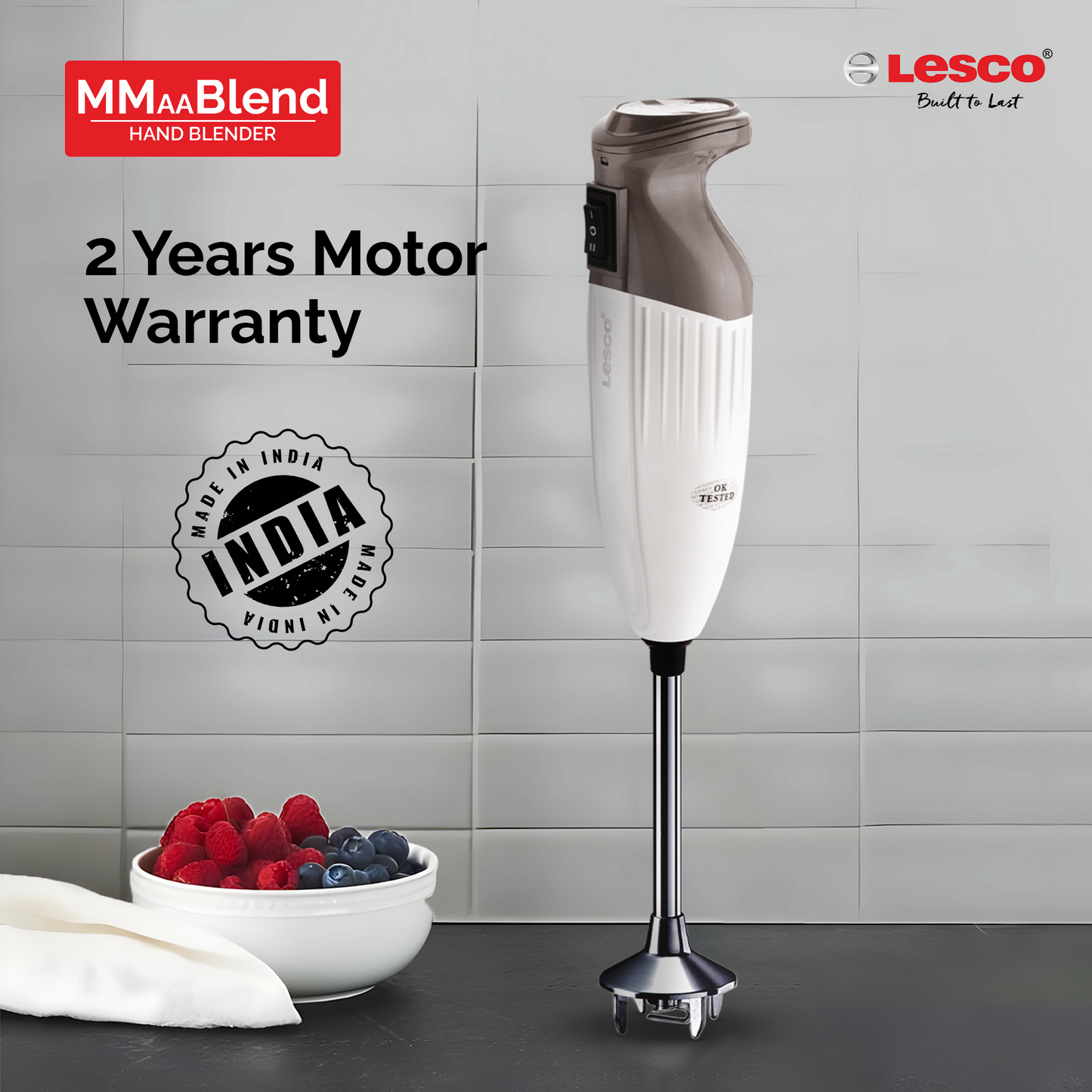 Galaxy 200w Hand Blender (Cool Gray)