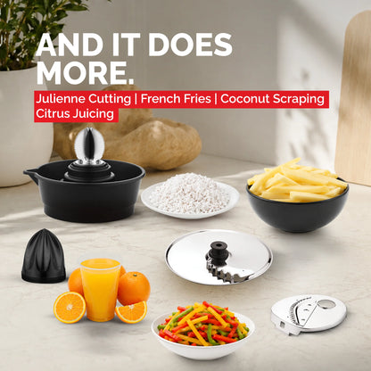 Lesco 9 In 1 Food Processor Attachments