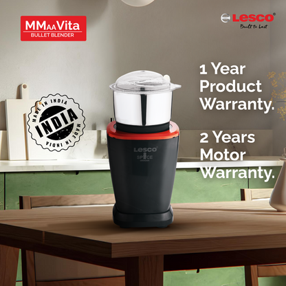 SPICE GRINDER 500 WATTS / COPPER MOTOR / 400 ML MULTI GRINDER