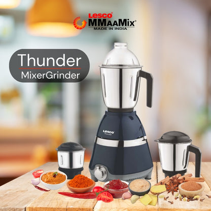 Lesco Thunder Mixer Grinder 750w with 3 Jars