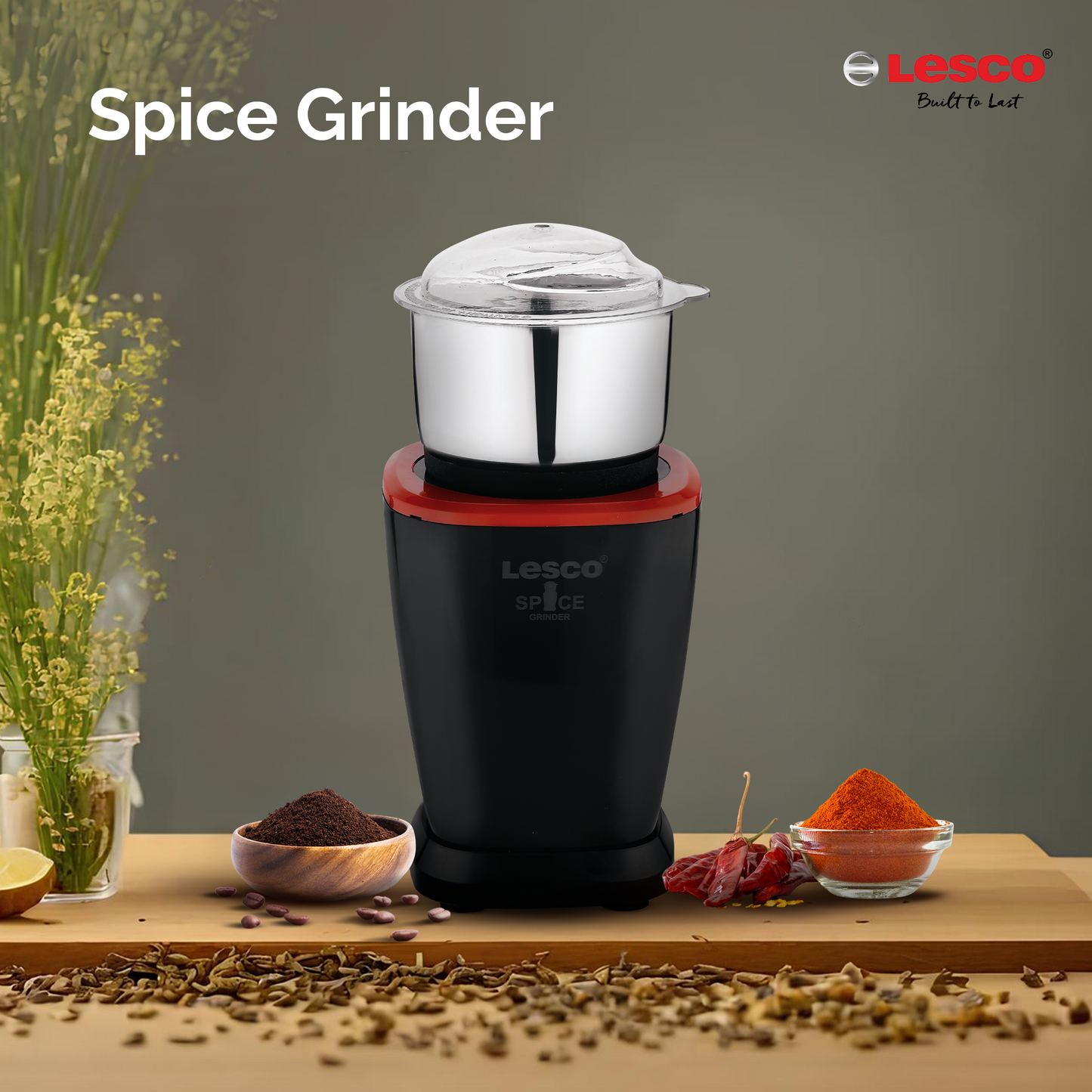 SPICE GRINDER 500 WATTS / COPPER MOTOR / 400 ML MULTI GRINDER