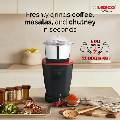 SPICE GRINDER 500 WATTS / COPPER MOTOR / 400 ML MULTI GRINDER